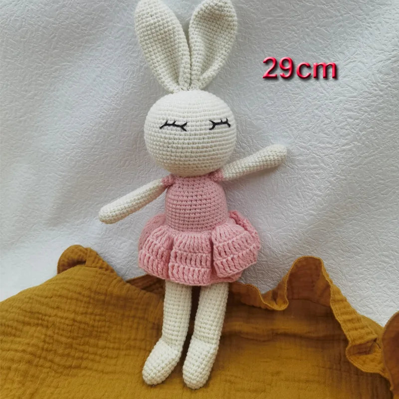 Cuddle Pals Handmade Crochet Animal Plush Dolls – Soft Stuffed Friends in Cute Outfits