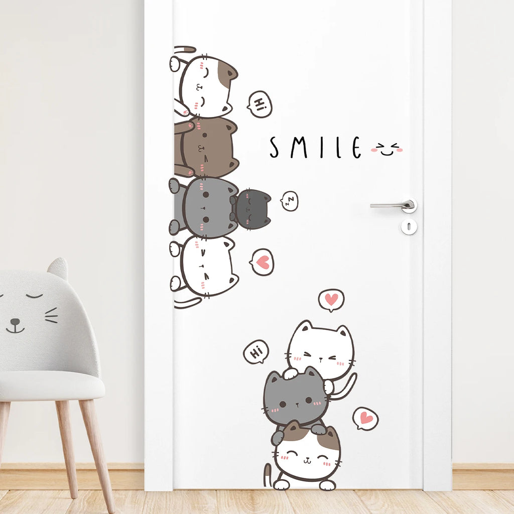 Critter Crew Cartoon Animal Wall Stickers – Educational & Easy Peel Décor
