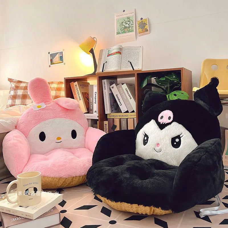 Plush Cartoon Seat Cushion – Cozy Comfort for Girls