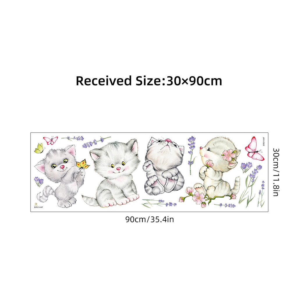 Critter Crew Cartoon Animal Wall Stickers – Educational & Easy Peel Décor