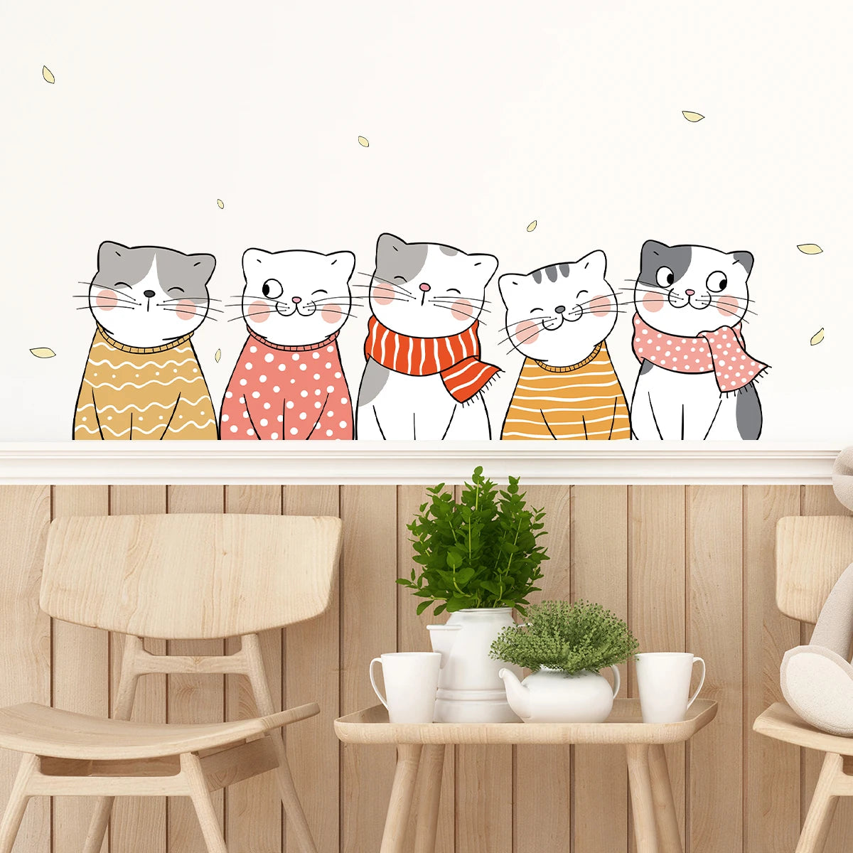 Critter Crew Cartoon Animal Wall Stickers – Educational & Easy Peel Décor