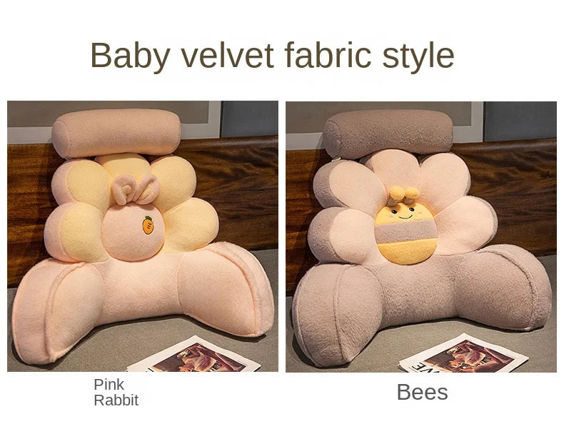 Plush Comfort Bedside Pillow for Girls’ Rooms