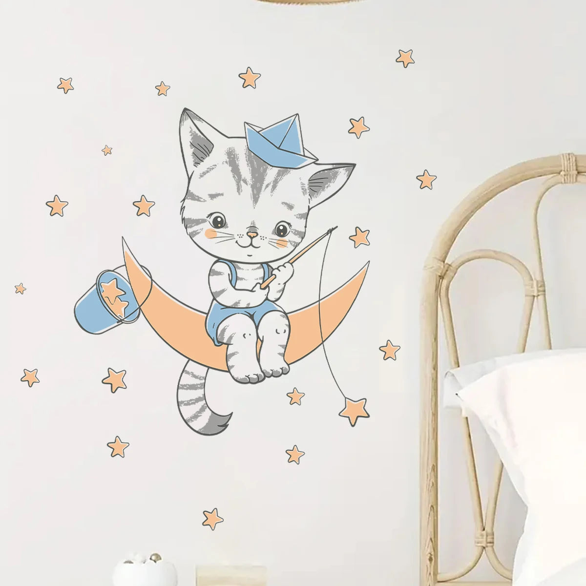 Critter Crew Cartoon Animal Wall Stickers – Educational & Easy Peel Décor