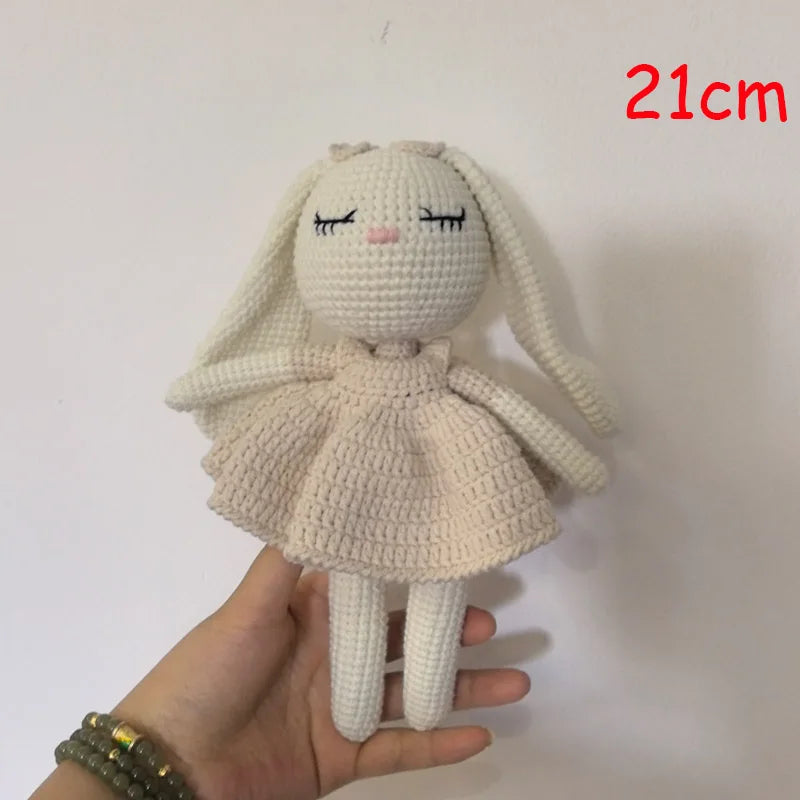 Cuddle Pals Handmade Crochet Animal Plush Dolls – Soft Stuffed Friends in Cute Outfits