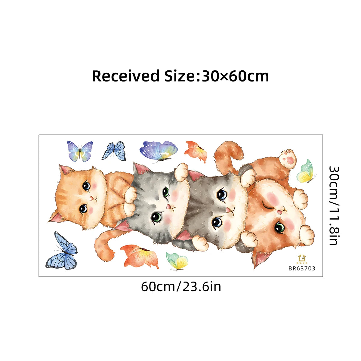 Critter Crew Cartoon Animal Wall Stickers – Educational & Easy Peel Décor