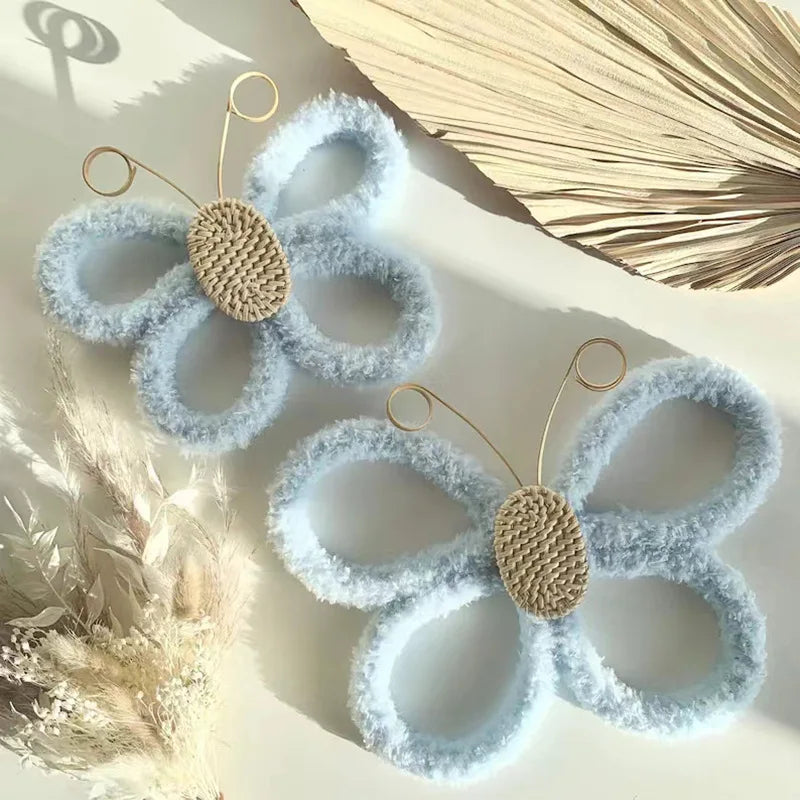 Boho Butterfly & Daisy Wall Décor – 2 Piece Set