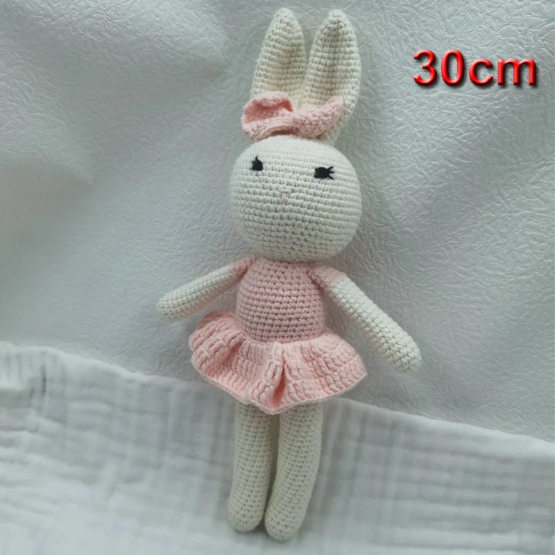 Cuddle Pals Handmade Crochet Animal Plush Dolls – Soft Stuffed Friends in Cute Outfits