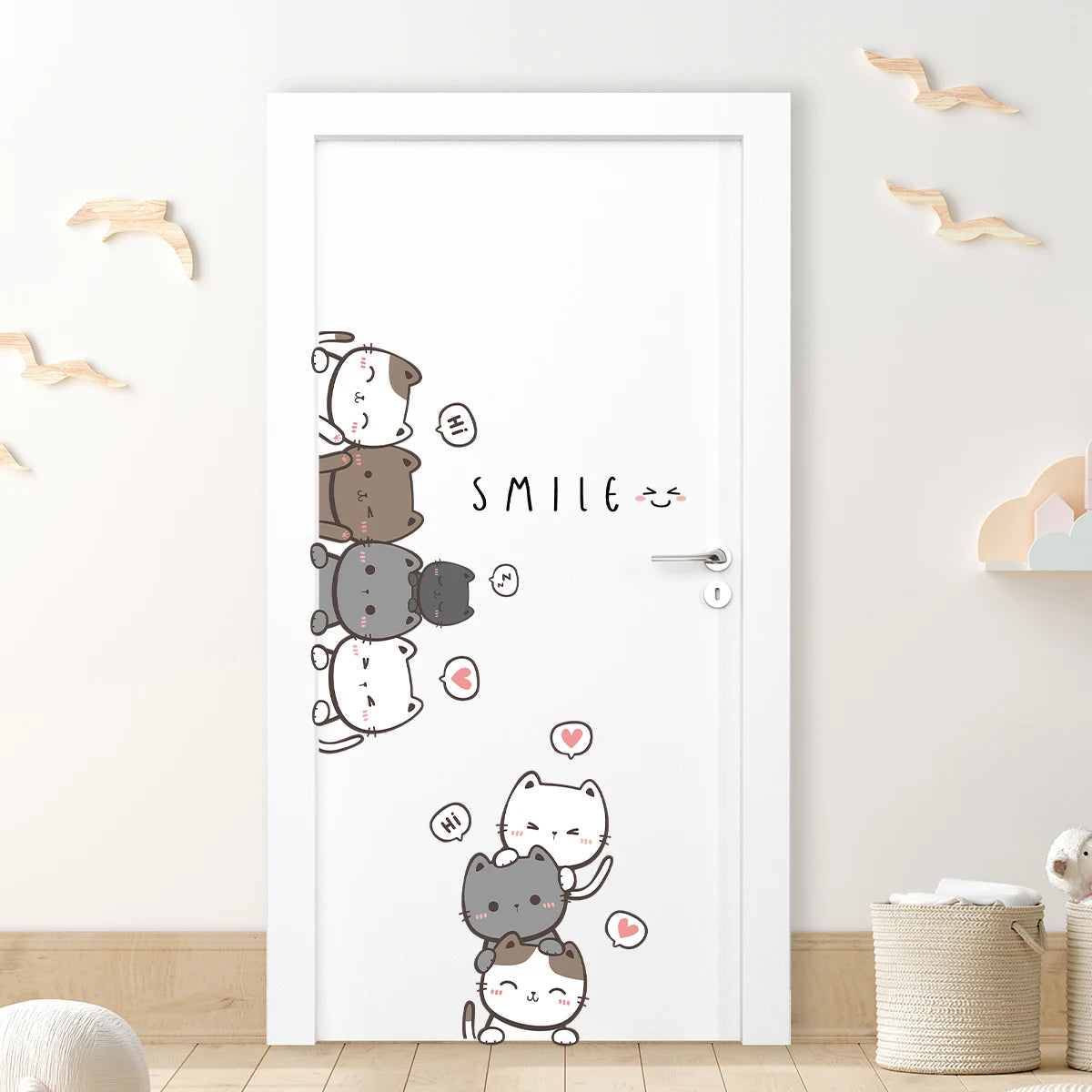 Critter Crew Cartoon Animal Wall Stickers – Educational & Easy Peel Décor