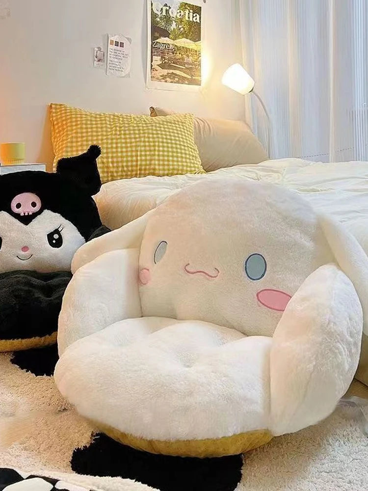 Plush Cartoon Seat Cushion – Cozy Comfort for Girls