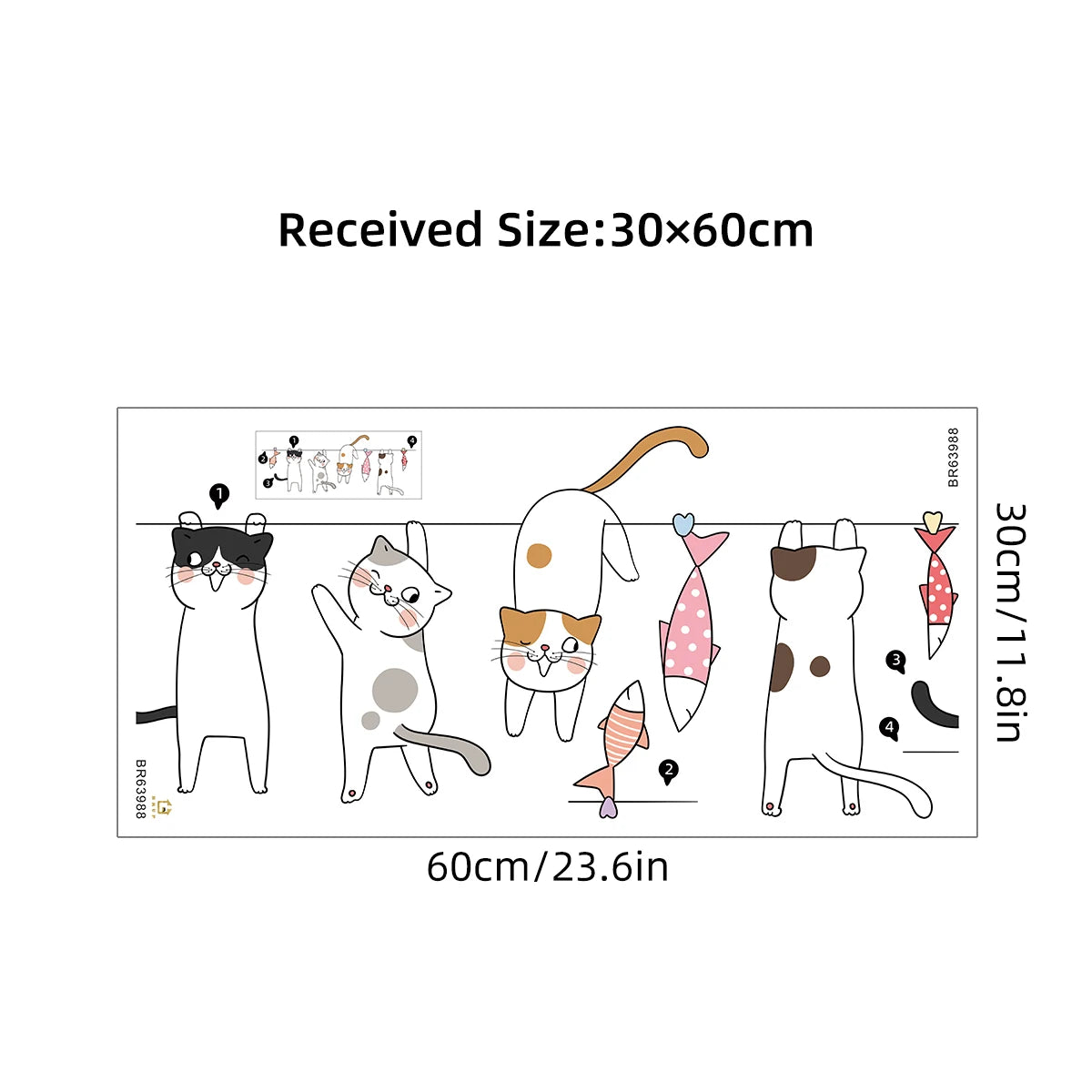 Critter Crew Cartoon Animal Wall Stickers – Educational & Easy Peel Décor