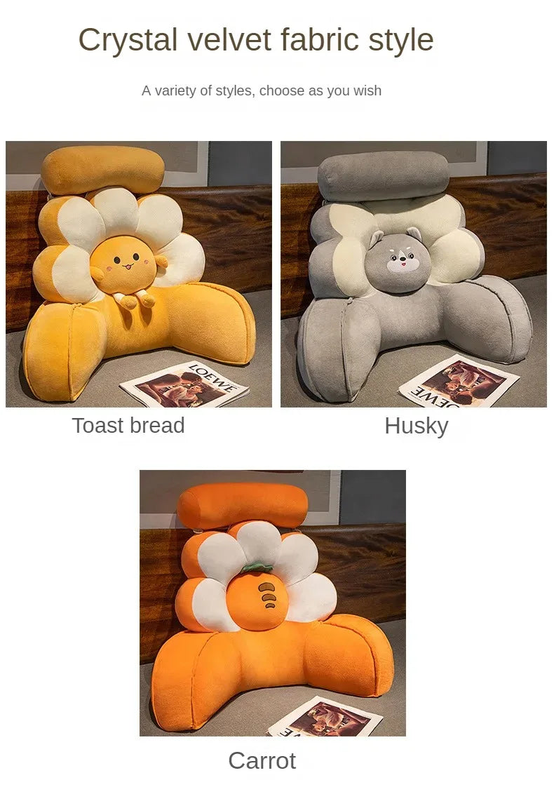 Plush Comfort Bedside Pillow for Girls’ Rooms