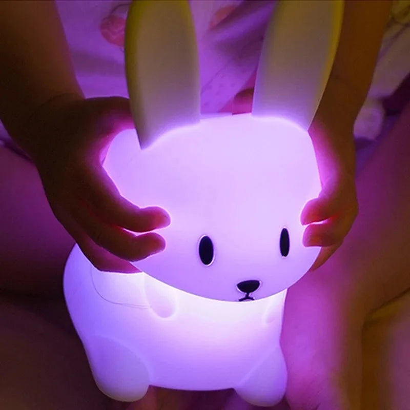 LED Rabbit Night Light – Sugarplum Spaces