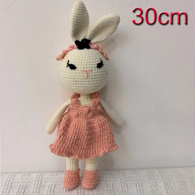 Cuddle Pals Handmade Crochet Animal Plush Dolls – Soft Stuffed Friends in Cute Outfits