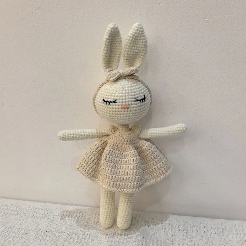 Cuddle Pals Handmade Crochet Animal Plush Dolls – Soft Stuffed Friends in Cute Outfits