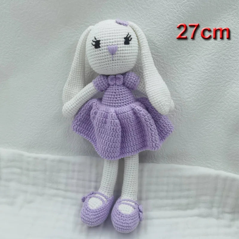 Cuddle Pals Handmade Crochet Animal Plush Dolls – Soft Stuffed Friends in Cute Outfits