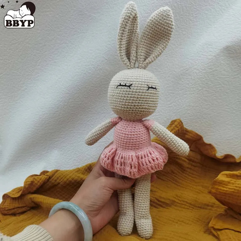 Cuddle Pals Handmade Crochet Animal Plush Dolls – Soft Stuffed Friends in Cute Outfits