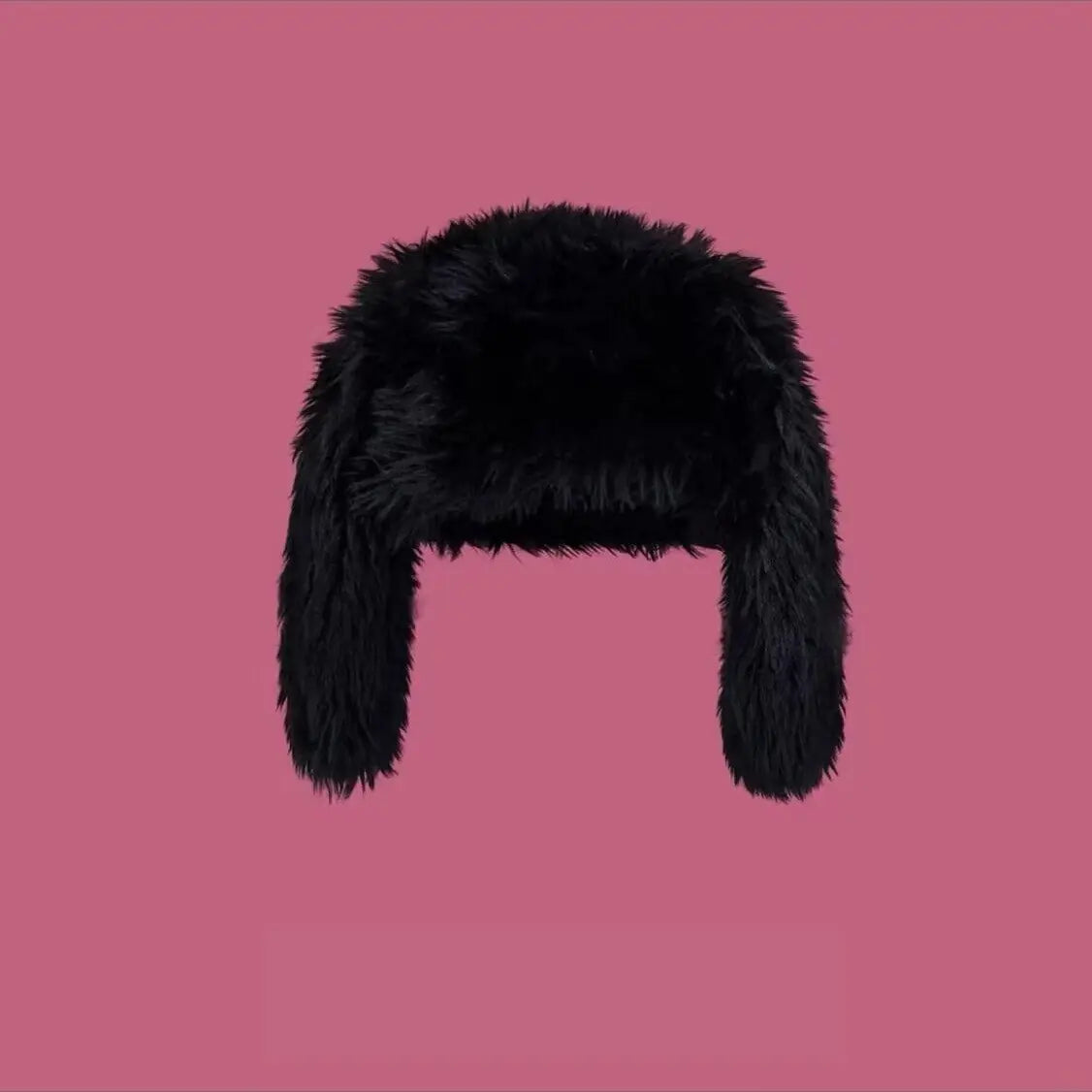 Sweet Rabbit Ears Plush Winter Bonnet for Kids – Cozy & Stylish Hat