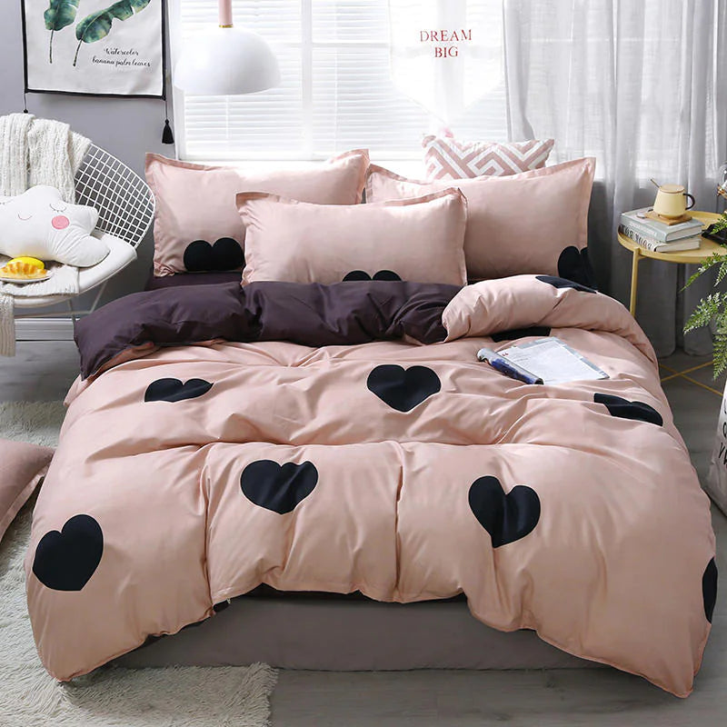 Pink Strawberry Bedding Set for Girls and Teens – Soft & Cozy Duvet Cover Set