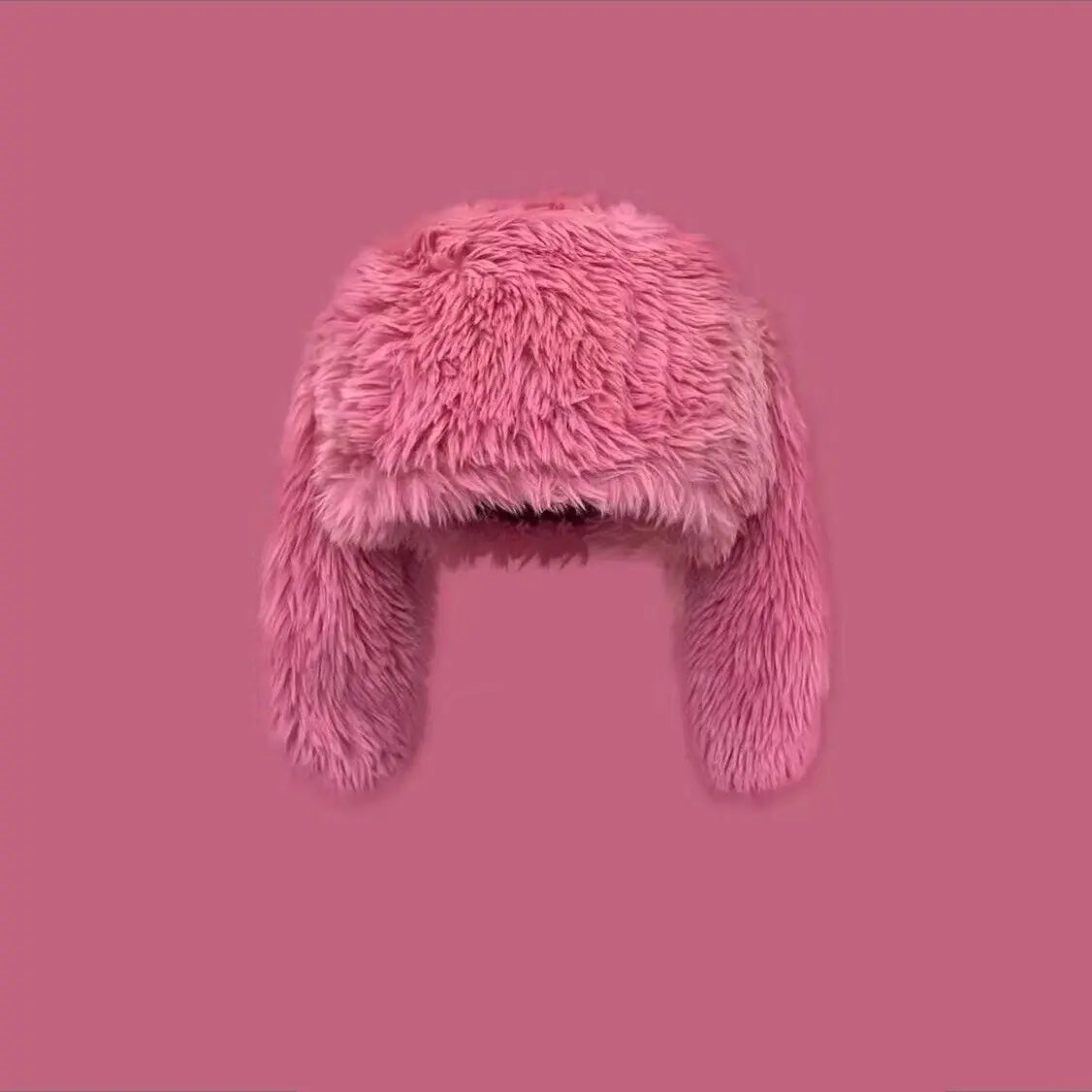 Sweet Rabbit Ears Plush Winter Bonnet for Kids – Cozy & Stylish Hat
