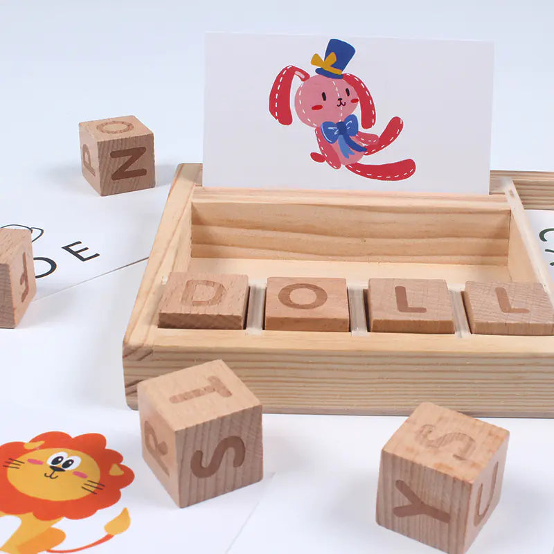 English Letter Puzzle | Wooden Educational Toy for Kids 3+